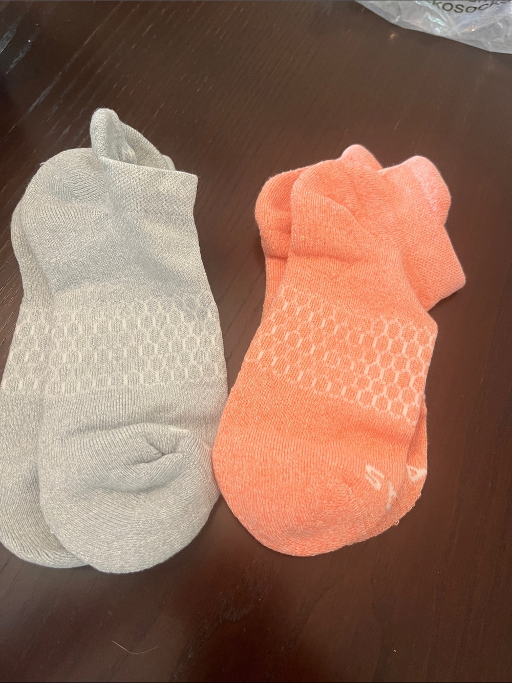 NWOT Bombas Women's Low-Cut Socks - Gray & Coral